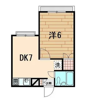 ラフォンテ越谷【1階】の間取り
