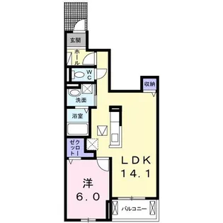 K&K ハウス【1階】の間取り