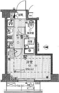 ガーラ・ステーション菊川【4階】の間取り