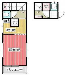 Sコーポ【2階】の間取り