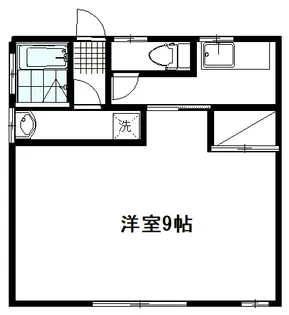 コーポ角田【1階】の間取り