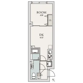 エルファーロ善福寺【4階】の間取り
