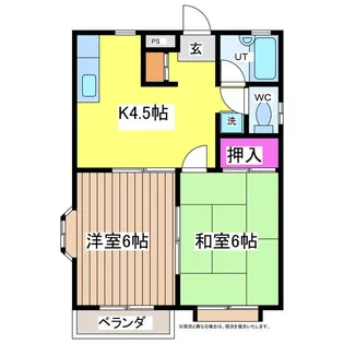 アルディアヌーボ【2階】の間取り