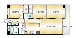 ライオンズマンション姫路西今宿【2階】の間取り