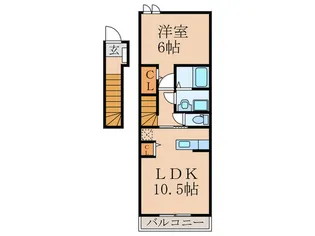 ルピナス・T【2階】の間取り