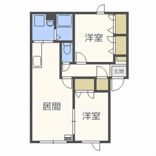 Casa Verde【2階】の間取り