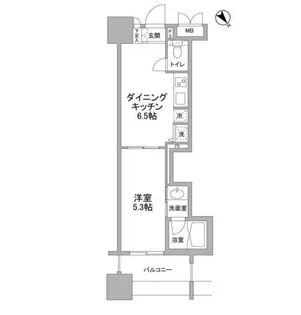 パークフラッツ横濱公園【5階】の間取り