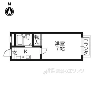 ビヤン・フレックス【1階】の間取り