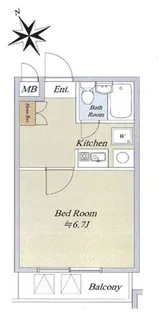 マックポナム代々木公園【4階】の間取り