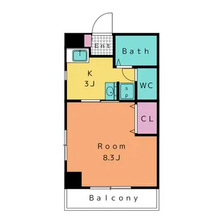 シエル【2階】の間取り