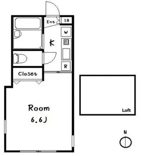 シャトン高円寺【2階】の間取り