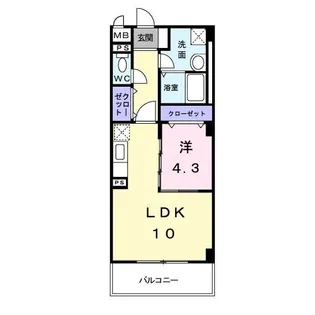 グランソレイユ (川俣)【3階】の間取り