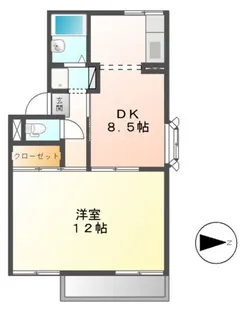 シャンポールタカラ【2階】の間取り
