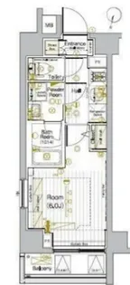 ブライズ西大井【3階】の間取り