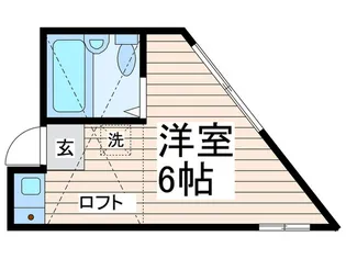 メゾン富士江古田【2階】の間取り