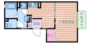 セジュール千里丘【2階】の間取り