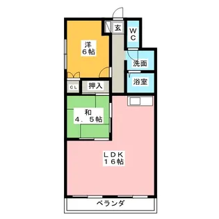 AHQ平子【3階】の間取り