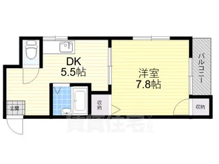 マリーヴィレッヂ【3階】の間取り