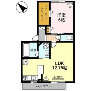 D-松村【1階】の間取り