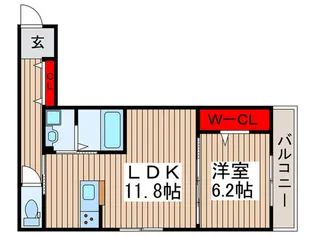 ジャスミンヒルズ【1階】の間取り