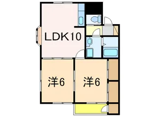 レジデンスK【1階】の間取り