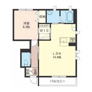 メゾン ルミエール【1階】の間取り