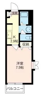 ボヌール吉祥寺【1階】の間取り