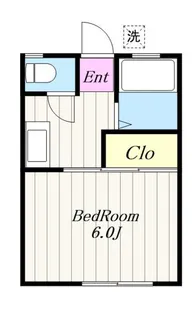 ポルシェ厚木【1階】の間取り