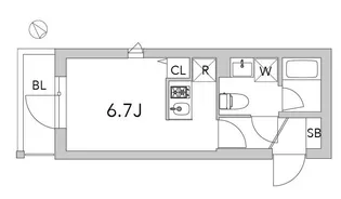 GranDuo若林IV【2階】の間取り