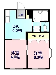 エステートCHIE【1階】の間取り