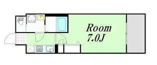 インザグレイス新大阪ソレアード【7階】の間取り