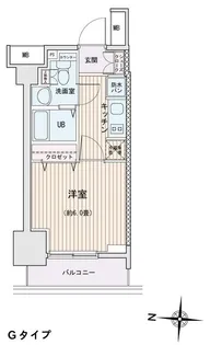 エスティメゾン錦糸町II【10階】の間取り