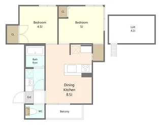 ライトウェル西蒲田【3階】の間取り