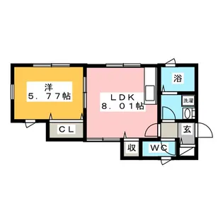 フォレストハウスV【1階】の間取り