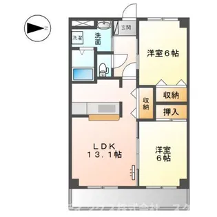 グランヴェール【1階】の間取り