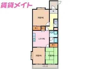 エトワールアサヒ【3階】の間取り