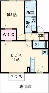 ブリッサコート【1階】の間取り