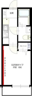Babylon 船橋法典【3階】の間取り