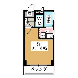 パークサイド中出【2階】の間取り
