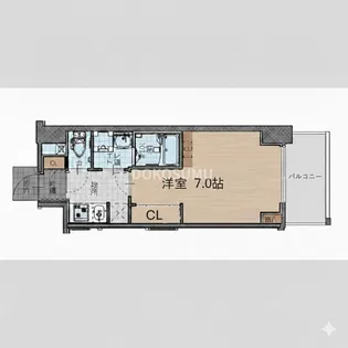 S-RESIDENCE福島玉川Uno【7階】の間取り