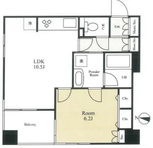 ソフィア両国アネックス【7階】の間取り