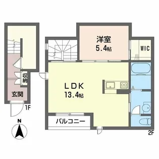 シャンボール【3階】の間取り