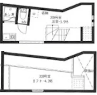 アーバンプレイス高円寺W【2階】の間取り
