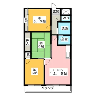 マンション フォレスト【2階】の間取り