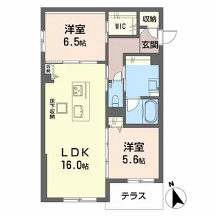 (新築)フィリア刈谷【1階】の間取り