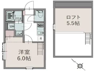 グレイスウッド三ツ沢上町【2階】の間取り