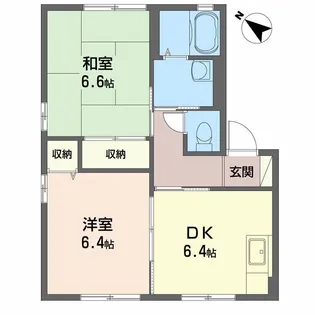 ヘリテージ雅I A棟【1階】の間取り