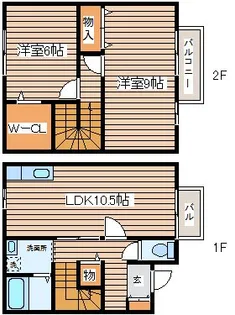 セジュールひかりAの間取り