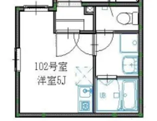 PRESI入谷【1階】の間取り
