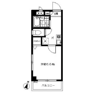 メゾンドプルミエール【4階】の間取り